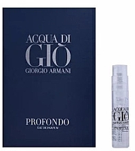 Fragrances, Perfumes, Cosmetics Giorgio Armani Acqua di Gio Profondo - Eau de Parfum (sample)