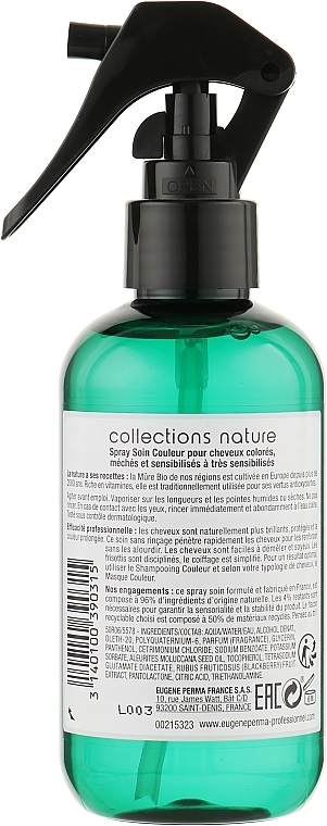 Treatment Spray for Colored Hair - Eugene Perma Collections Nature Spray Soin Couleur — photo N2