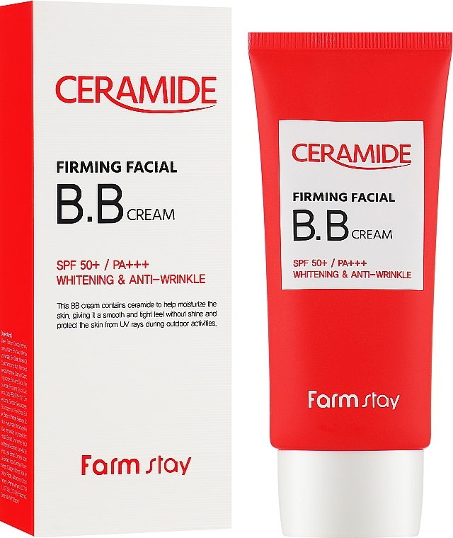 Firming Facial BB Cream with Ceramides SPF50 - FarmStay Ceramide Firming Facial B.B Cream — photo N2