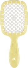 Hair Brush, yellow-white - Janeke Superbrush Small — photo N1