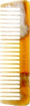 Fragrances, Perfumes, Cosmetics Beard Comb, MB203, variant 2 - Man'S Beard Horn Comb