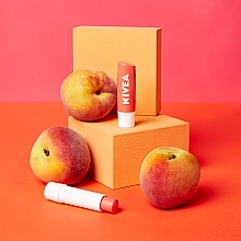 Lip Balm "Peach Shine" - Nivea Lip Care Peach Shine Lip Balm — photo N7