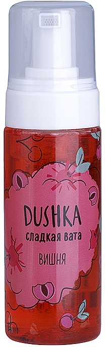 Body Cotton Candy Mousse "Cherry" - Dushka Cherry Shower Foam — photo N1