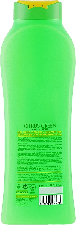 Green Citrus Shower Gel - Tulipan Negro Green Citrus Shower Gel — photo N12