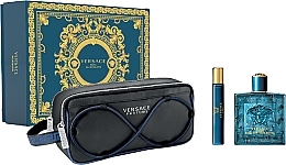 Versace Eros - Set (edt/100ml + edt/mini/10ml + bag/1pc) — photo N1