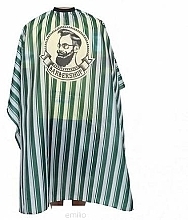 Hairdressing Cape, green, 130x145cm - Barbertime Tools — photo N1