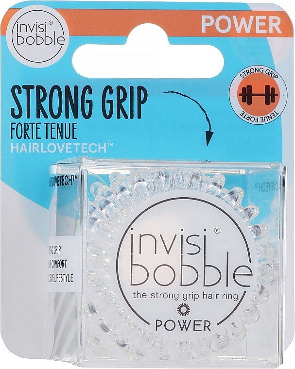 Hair Tie - Invisibobble Power Crystal Clear — photo N1