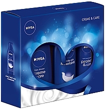 Fragrances, Perfumes, Cosmetics Set - NIVEA Creme & Care Set (milk/250ml + balm/200ml + deo/150ml)