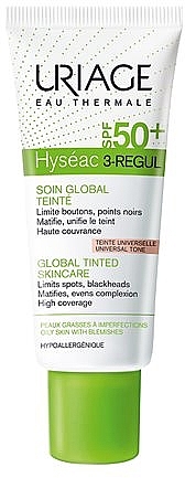 Global Tinted Care - Uriage Hyséac 3-Regul Global Tinted Skincare SPF50 — photo N2