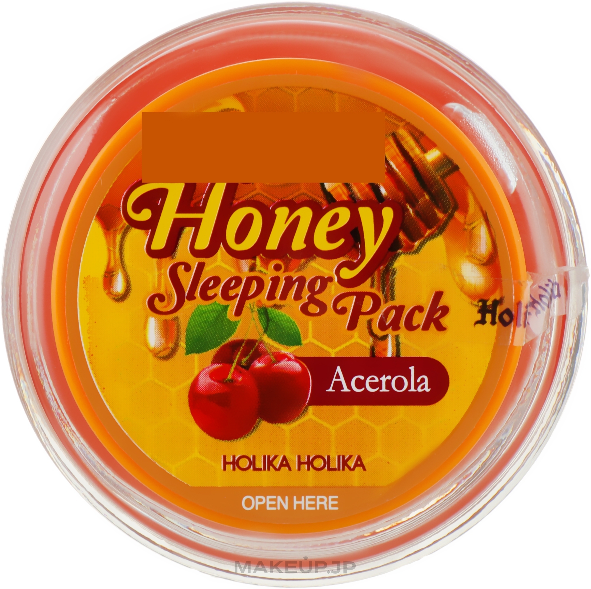 Night Face Mask - Holika Holika Honey Sleeping Pack Acerola Honey — photo 90 ml