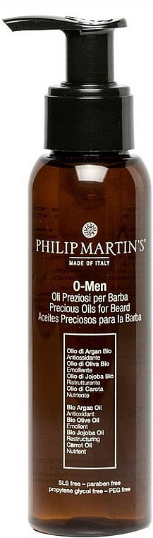 Beard Precious Oils - Philip Martin's O-Men — photo N1