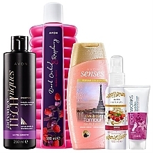 Fragrances, Perfumes, Cosmetics Set - Avon (bath/1000ml + shampoo/250ml + sh/gel/250ml + foot/cream/75ml + b/spray/100ml)