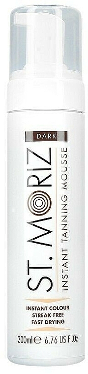 Self-Tanning Body Mousse - St. Moriz Instant Tanning Mousse Dark — photo N8