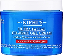 Moisturizing Oil-Free Facial Gel Cream - Kiehl's Ultra Facial Oil Free Gel-Cream — photo N2