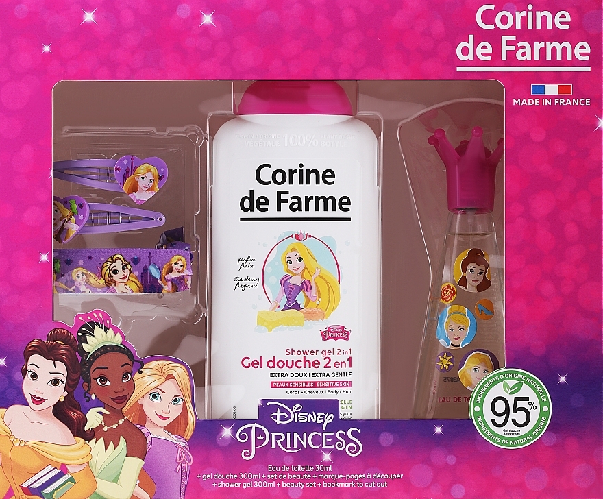 Corine de Farme Princess - Set (edt/30ml + sh/gel/300ml + accessories) — photo N1
