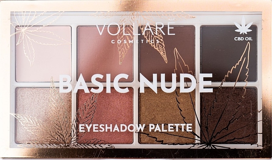 Eyeshadow Palette - Vollare Basic Nude Eyeshadow Palette — photo N1