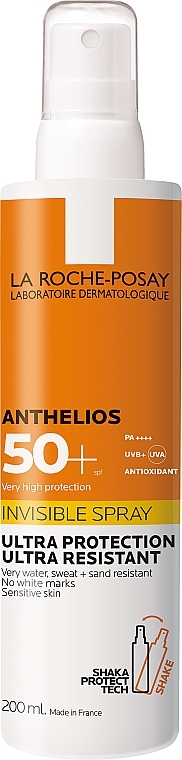 Ultra Light Sun Protective Face & Body Spray SPF50+ - La Roche-Posay Anthelios Invisible Spray — photo N1