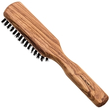 Smoothing Hair Brush, olive wood - Hydrea London Olive Wood Smoothing Hair Brush — photo N2