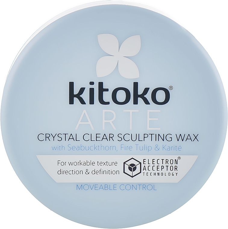 Sculpting Shiny Hair Wax - Affinage Kitoko Arte Crystal Clear Sculpting Wax — photo N2