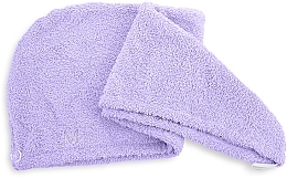 Hair Drying Turban Towel, lilac - MAKEUP — photo N18
