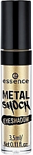 Fragrances, Perfumes, Cosmetics Creamy Eyeshadow - Essence Metal Shock Eyeshadow