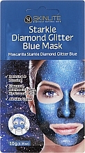 Fragrances, Perfumes, Cosmetics Exfoliating Glitter Mask - Skinlite Starkle Diamond Glitter Blue Mask