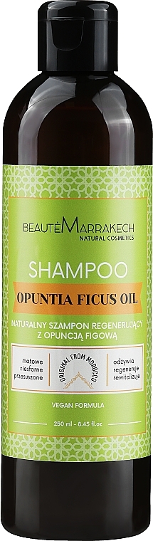 Weak & Damaged Hair Shampoo - Beaute Marrakech Shampoo With Prickly Pear Oil — photo N1