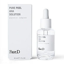 Fragrances, Perfumes, Cosmetics Glycolic Face Peeling - FaceD Pure Peel AHA Solution