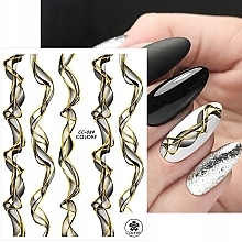 Nail Stickers, self-adhesive CC-084 - Deni Carte 88603 — photo N2