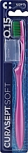 Soft 0.15 Toothbrush, soft, bright pink - Curaprox Curasept Toothbrush — photo N1