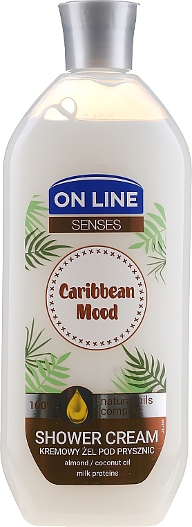 Creamy Shower Gel "Caribbean Mood" - On Line Caribbean Mood Shower Cream — photo N1