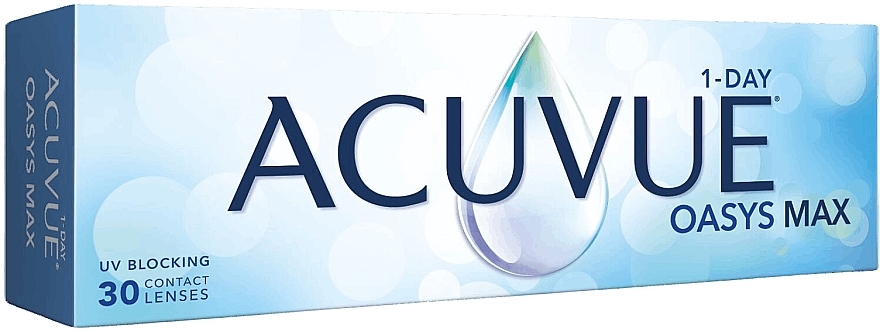 Contact Lenses, radius 8.5, one-day, 30 pcs. - Acuvue 1-Day Oasys Max — photo N2