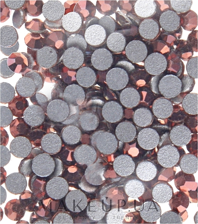 Decorative Nail Crystals 'Rose Gold', size SS 04, 200 pcs. - Kodi Professional — photo N1