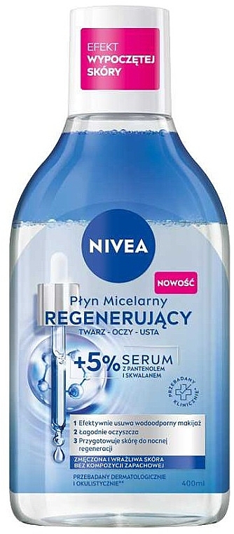 Revitalizing Micellar Water with 5% Panthenol & Squalane Serum - Revitalizing Micellar Water with 5% Serum with Panthenol and Squalane — photo N1