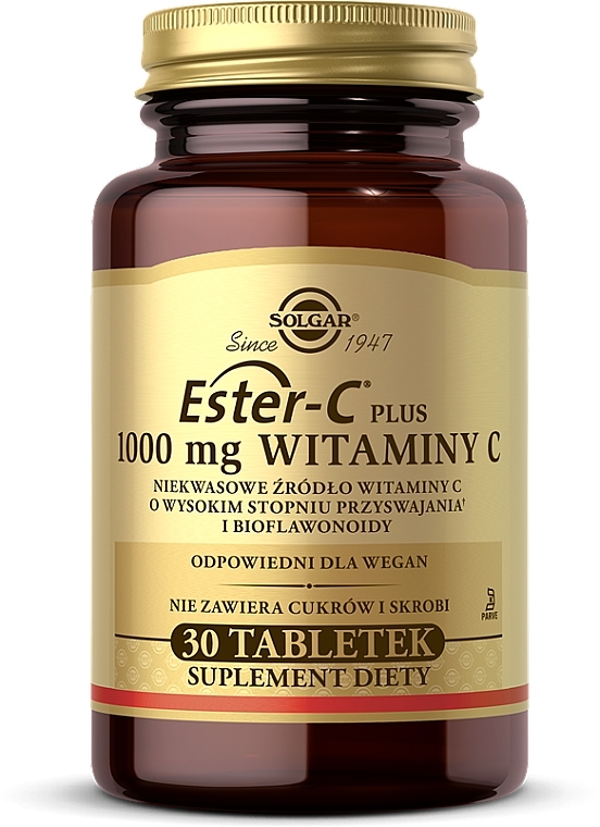 Vitamin C Dietary Supplement  - Solgar Ester-C Plus 1000 mg — photo N10