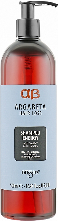 Anti Hair Loss Shampoo - Dikson Argabeta Hair Loss Shampoo Energy — photo N3