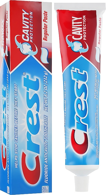 Toothpaste - Crest Cavity Protection Regular Paste — photo N3