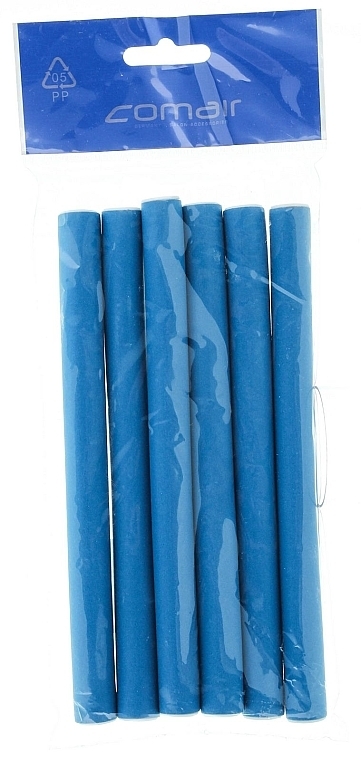 Flex Hair Curlers, dark blue, 170mm, d14 - Comair — photo N2