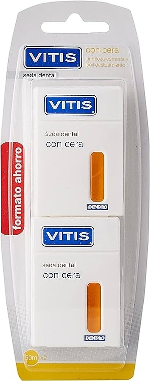 Men's Set - Dentaid Vitis Dental Floss Duo (dental/floss/2x50m) — photo N1