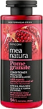 Pomegranate Oil Conditioner for Colored Hair - Mea Natura Pomegranate Hair Conditioner — photo N1