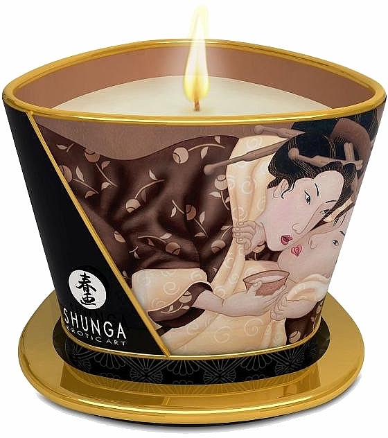 Intoxicating Chocolate Massage Candle - Shunga Massage Candle Excitation Intoxicating Chocolate — photo N4