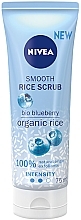 Fragrances, Perfumes, Cosmetics Rice Scrub with Bio Blueberry for Face - Nivea Organic Rice Smooth Rice Scrub