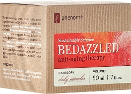 Replenishing Night Cream - Phenome Sustainable Science Bedazzled Anti-Aging Therapy  — photo N1