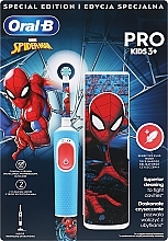 Fragrances, Perfumes, Cosmetics Set - Oral-B Pro Kids Spider-Man (tooth/brush/1 pcs + case)