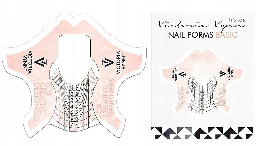 Nail Forms, white - Victoria Vynn Nail Forms Basic — photo N1