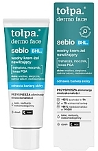 Moisturizing Water-Based Face Cream Gel - Tolpa Dermo Face Sebio BHL — photo N1