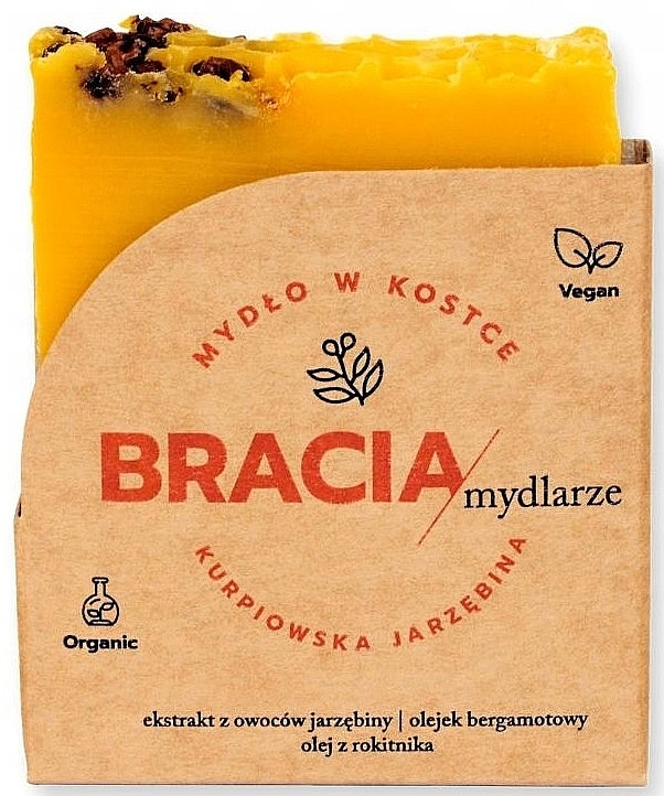 Solid Soap with Rowan - Bracia Mydlarze Skin Solid Rowan — photo N1