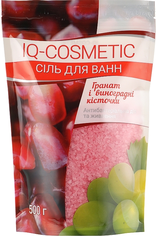 Pomegranate & Grape Bath Salt - IQ-Cosmetic — photo N4