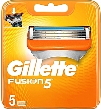 Fragrances, Perfumes, Cosmetics Replacement Shaving Razors, 5 pcs. - Gillette Fusion 5