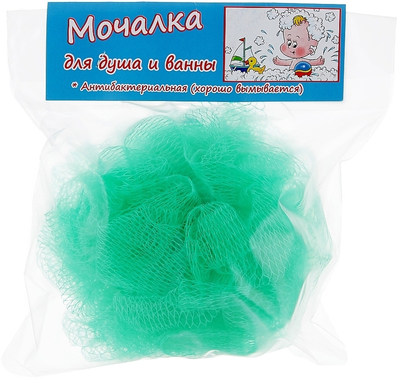 Bow Bath Sponge, green - Avrora Style — photo N11